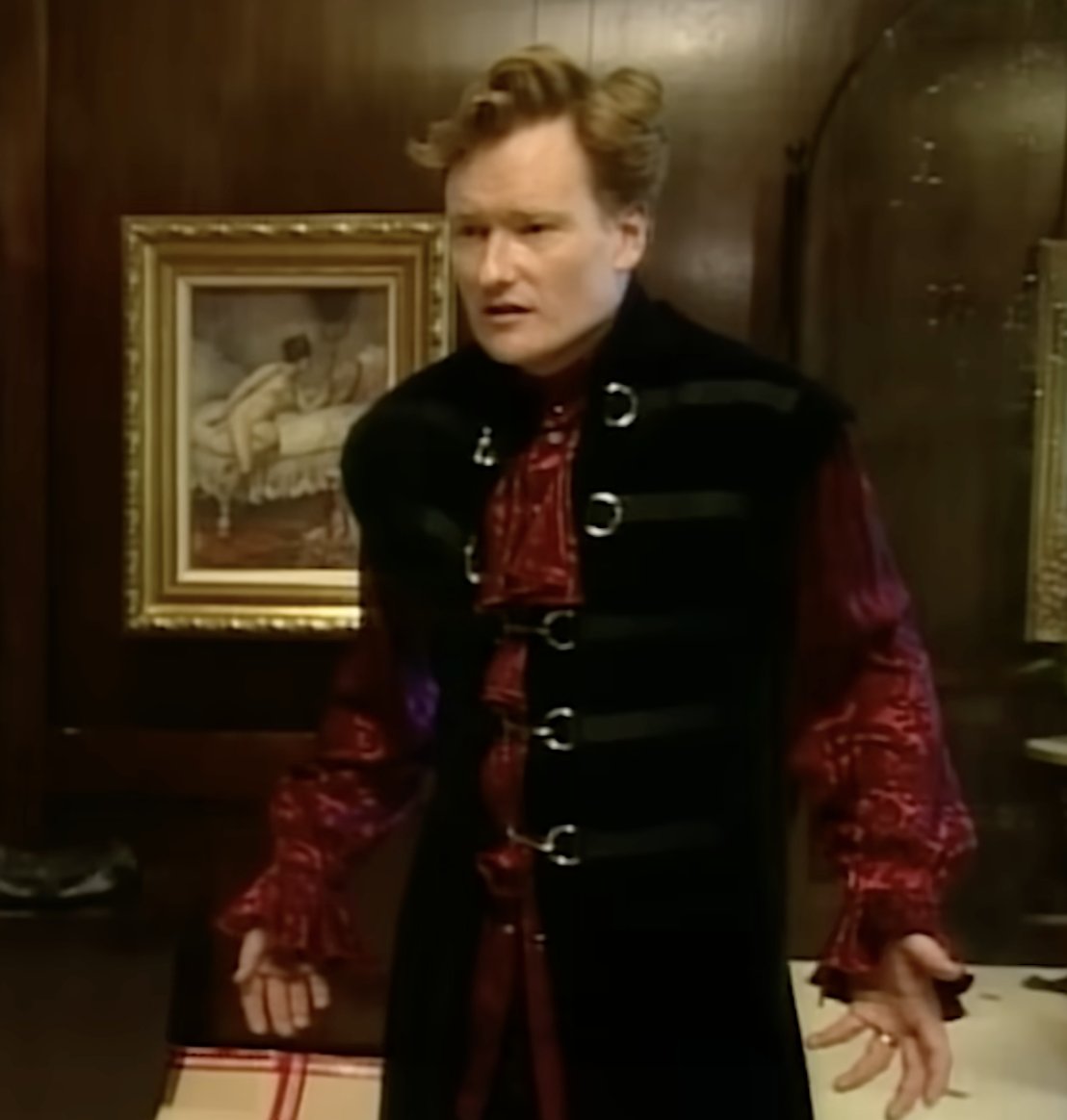 conecicle's tweet photo. i hate that hes kinda serving in this bit from the 2002 emmys cold open https://t.co/9FKscXRZUF