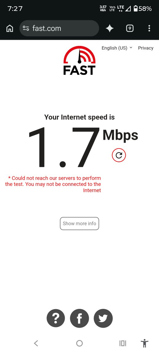 Manoj933337's tweet photo. Dear @JioCare , please fix your slow internet and poor network signal.

The network speed is constantly going up and down, with no consistency at all.

If you don't improve your network and internet speed, I’ll port my number to Airtel.

@reliancejio https://t.co/1R0n2qwW5y