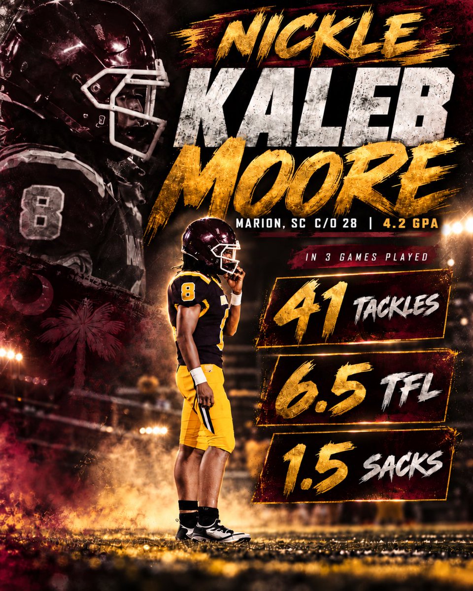 thekalebDmoore's tweet photo. stats in 3 games ‼️
@peedeesports1 @JGRecruiting @SwaFoxAthletics @QuentinJones_ @RecruitGeorgia @PrepRedzoneSC @TopPreps @PRecruiting7 @HighSchoolBlitz @perk1ccu @valued_sports @Coach_Caulder @RandallState @Ajspeedsoutt @coachjohnson256 @CoachMcRae77 @SCSidelineMedia @NorthSouthFB @BDunnsports