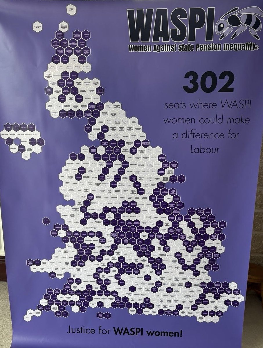 WASPI_Campaign's tweet photo. At #Lab26? Come and see us at stand K2. We’ll tell you about the 302 constituencies where #WASPI women can make a difference for Labour. https://t.co/X7QDPfwV58