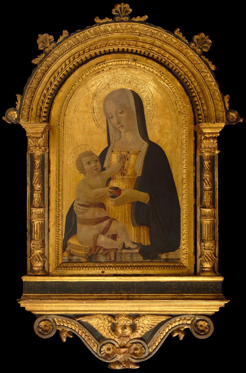 Pdel_Bierzo's tweet photo. La Virgen con el Niño por Benvenuto di Giovanni, 1475-85 aprox. https://t.co/GM2ODWyqJK