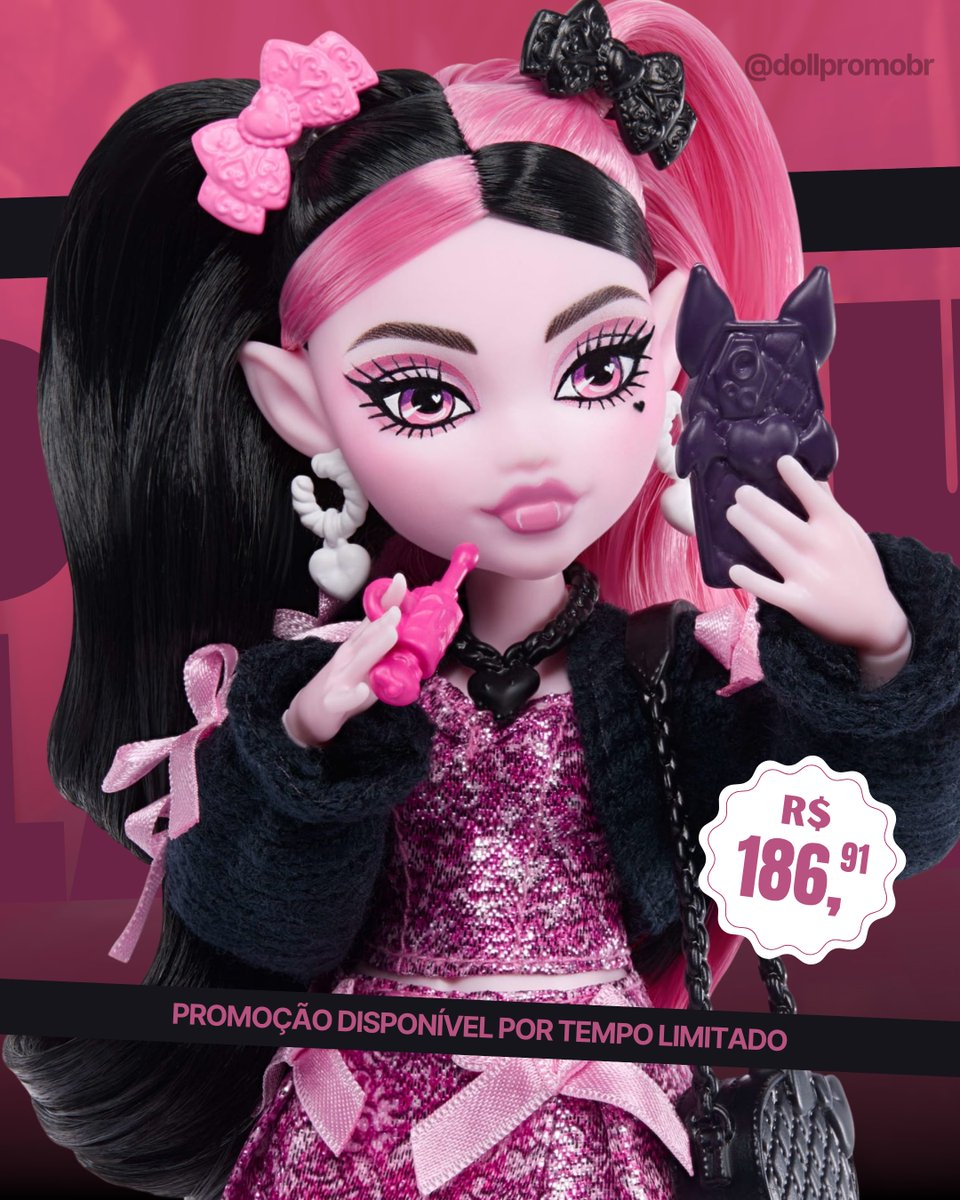 dollpromobr's tweet photo. DRACULAURA, Core Refresh 2
🏷️ de R$: 329,90, por R$: 186,91 - 5x s/juros
🔗 https://t.co/hVDA6UEC6B

🎟️ USE O CUPOM: MELIKIDS
🇧🇷 Envio Nacional.
#ad https://t.co/AfBWRzKyXf