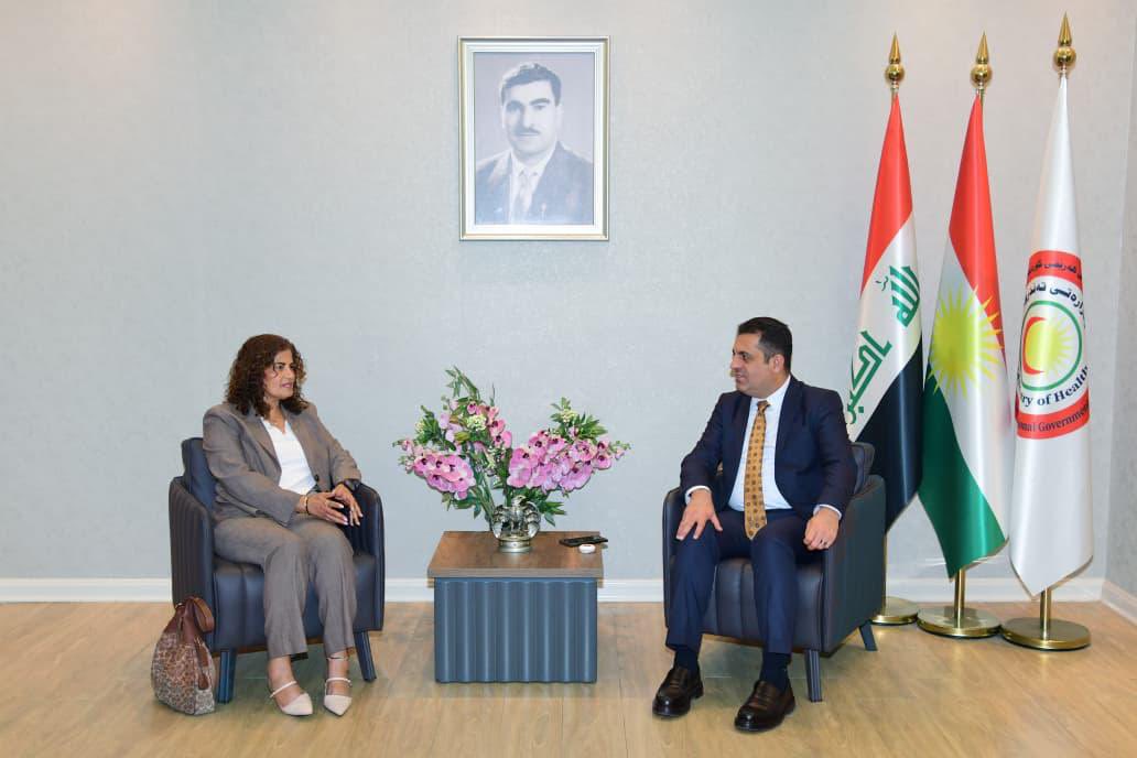WHOIraq's tweet photo. WHO Iraq and the Ministry of Health in the Kurdistan Region convened to advance the development of the WHO Country Cooperation Strategy (CCS) 2026–2030, ensuring that it reflects health priorities and evolving needs across Iraq, including in the Kurdistan Region.
The discussions focused on refining strategic priorities and identifying areas where WHO can provide technical support to strengthen the health system, advance health and well-being, and accelerate progress towards Universal Health Coverage and the Sustainable Development Goals.
The CCS will guide WHO’s collaboration with health authorities across Iraq over the next five years, grounded in shared priorities, partnership and measurable results for better health for all.