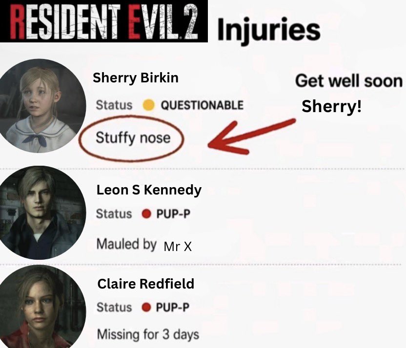mikareverse's tweet photo. #residentevil2 https://t.co/xNBNE46JGs