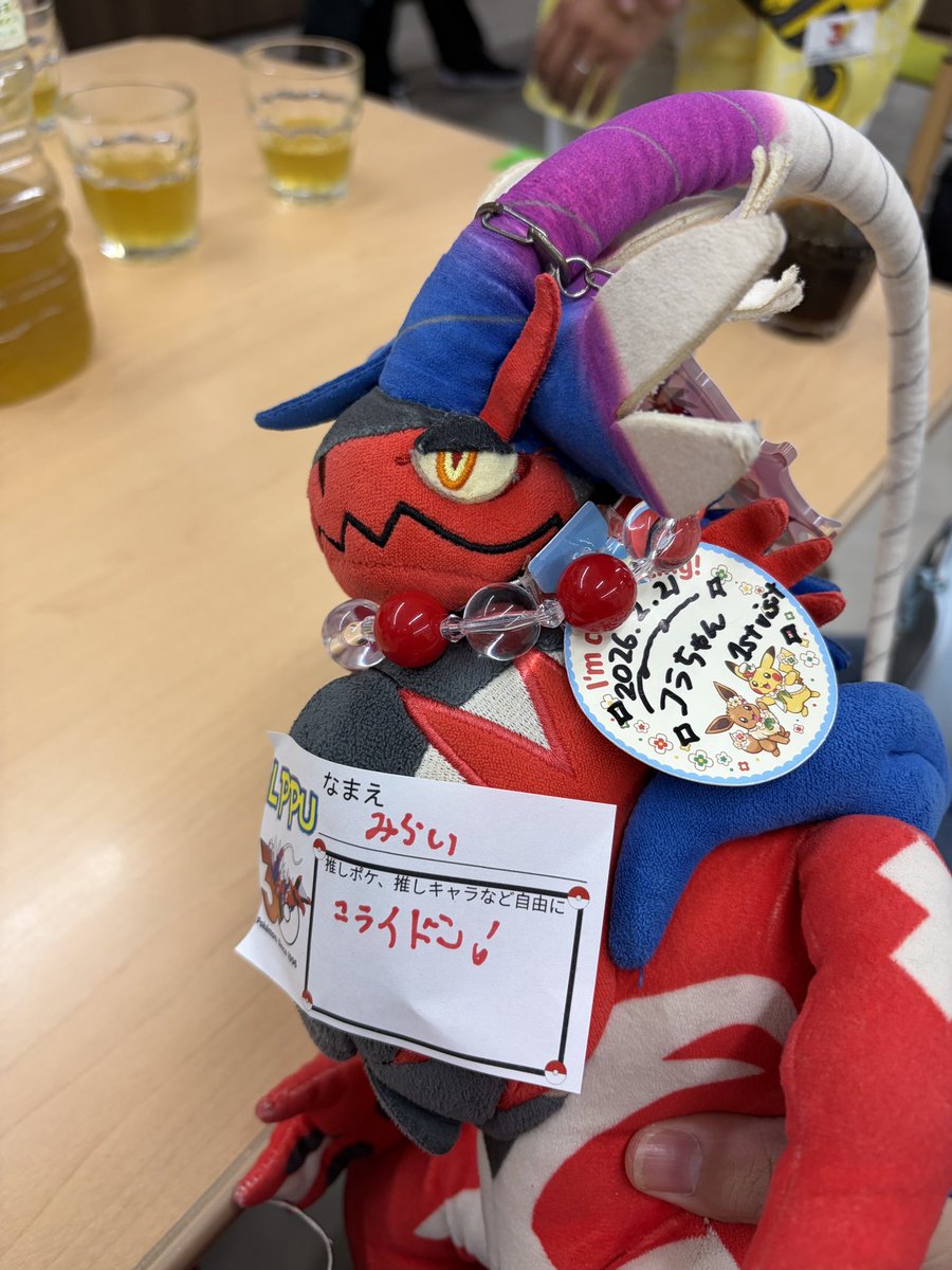 koraidon_mirai's tweet photo. 本日はコラちゃんと一緒に
レックウザ流しそうめんやってきました🙌✨
#LPPU のイベントは2回目🛞
とっても楽しかったです❣️
#LPPUポケぬい https://t.co/JqThob5pMW