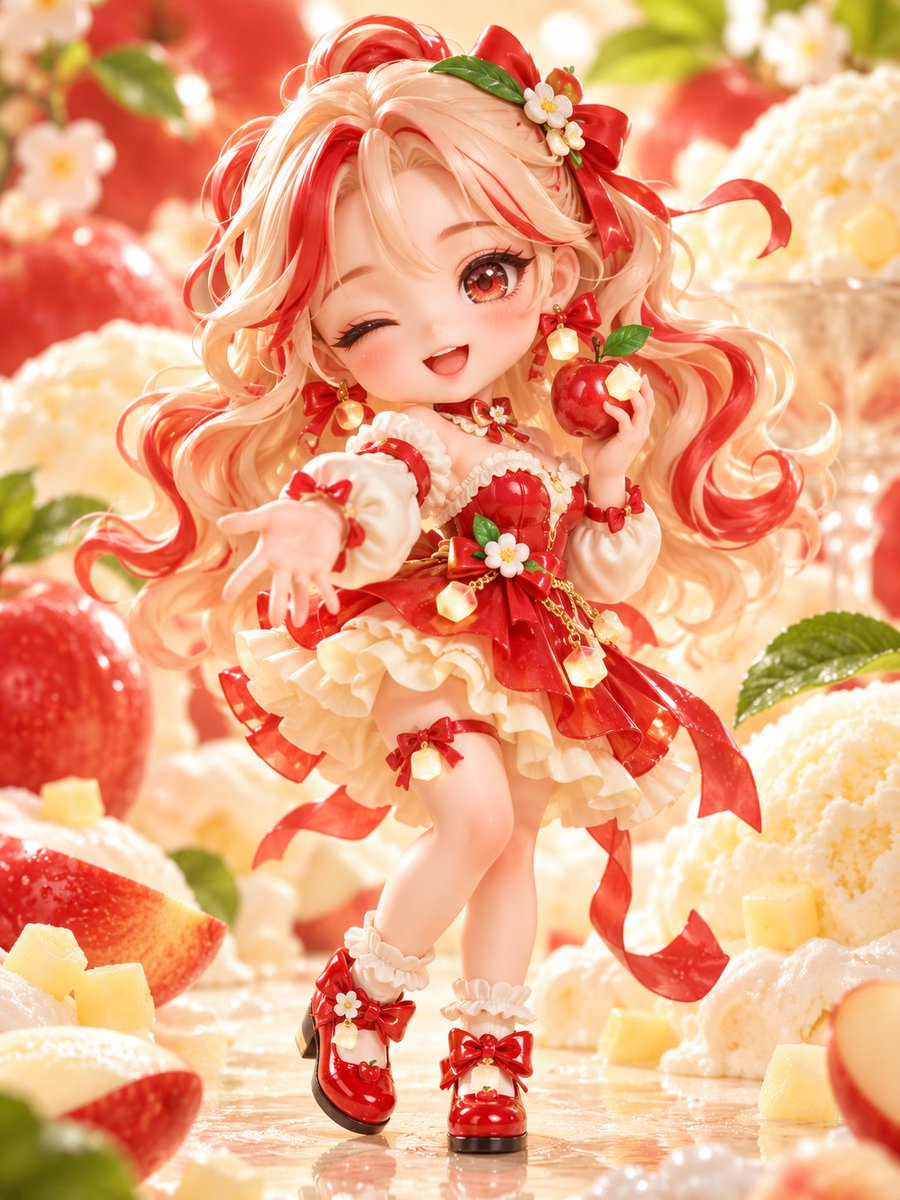 sai_xyz's tweet photo. シャリシャキ！シャリシャキ！
#爽
#果実ころころりんご https://t.co/tNzOqxYz6O