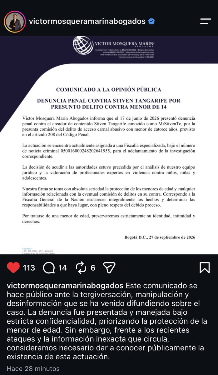 Laurarelax12's tweet photo. Bueno el abogado ya habló, la denuncia si existe, mr steven estas caído JAJAJAJAAJAJAJAJAJAJJ🤡 https://t.co/g2cPGvQtJx