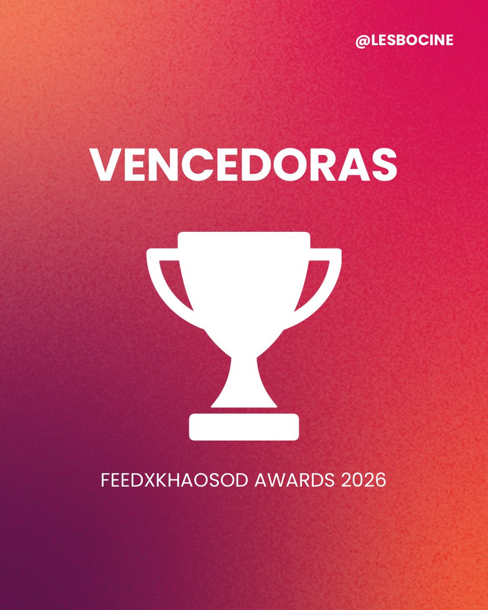 lesbocine's tweet photo. 🏆 #HometownRomance, conquista o prêmio de “Série Popular – Dramas” no #FEEDxKHAOSODAwards2026! https://t.co/BIiQ2qYNBR