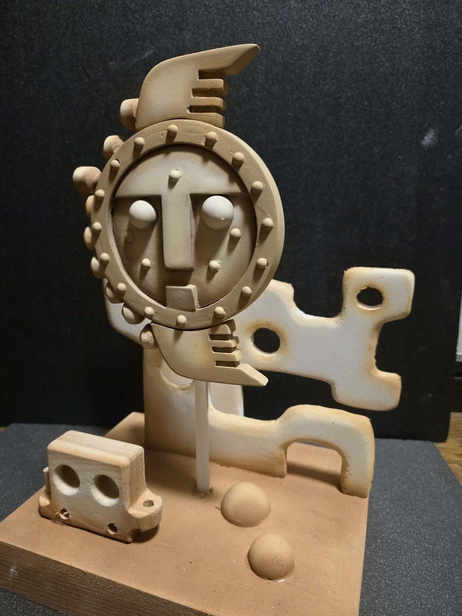 nekoneko008's tweet photo. ファンタジーゾーン ステージ3 BOSS  コバビーチ、完成しました。
砂の惑星風のディスプレイベースもあわせて製作。主に100均素材とエポパテを使用してます。
#レトロゲーム
#SEGA
#100均工作 https://t.co/xzHCXND9ao