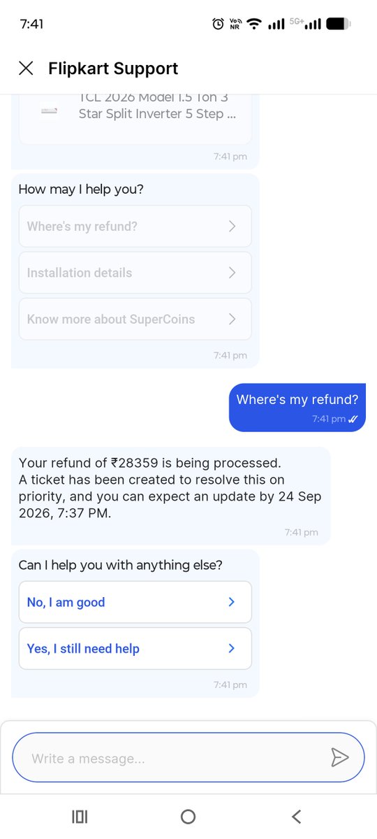 Akshaygupta2691's tweet photo. @Flipkart @jagograhakjago @flipkartsupport @Flipkart @flipkartsupport today is 27 Sept 2026. Your system is still showing the date, which shows the fraudulent activities at @Flipkart @flipkartsupport 
@jagograhakjago https://t.co/45cZxFiACm