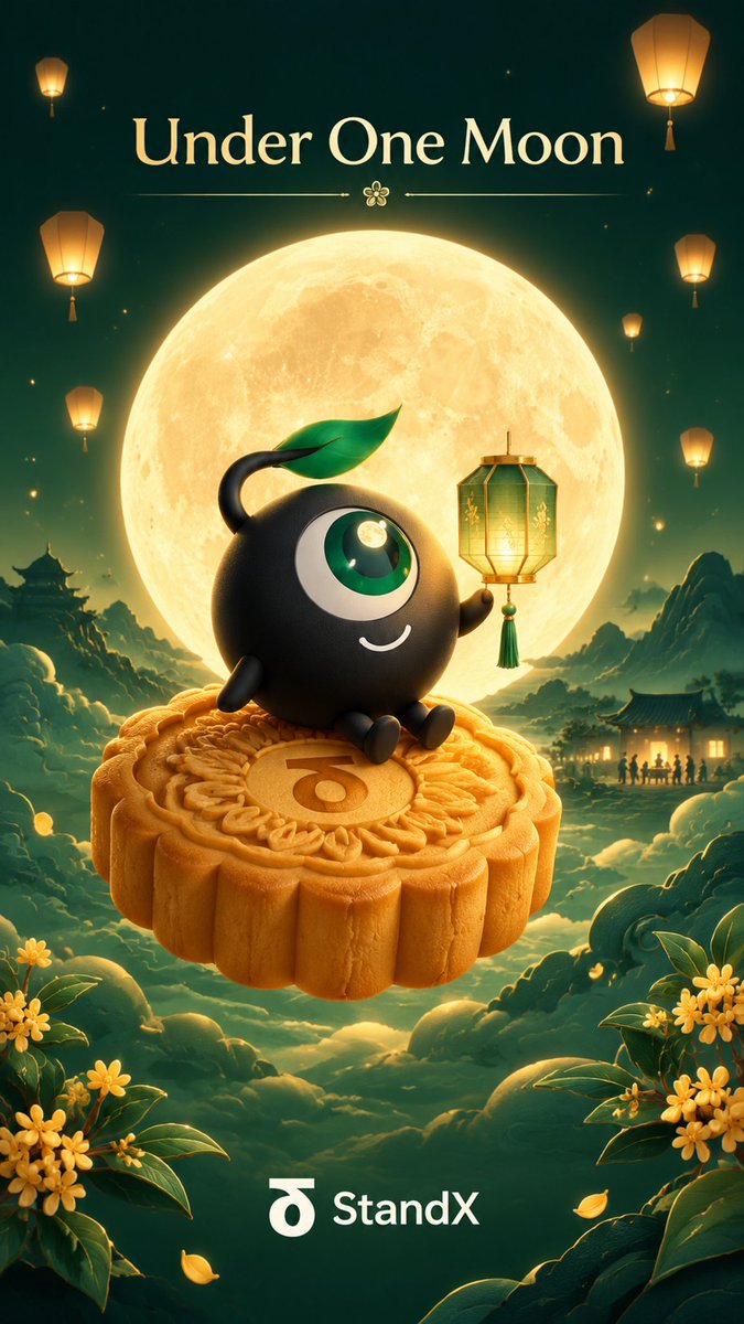 glebitti's tweet photo. One moon, thousands of Standers beneath its glow. 🌕
May this festival bring warmth, joy, and someone to share a mooncake with. 🥮
Happy Mid-Autumn Festival, StandX!
@StandX_Official @Stander_StandX #StandX https://t.co/YBTygdB1c2