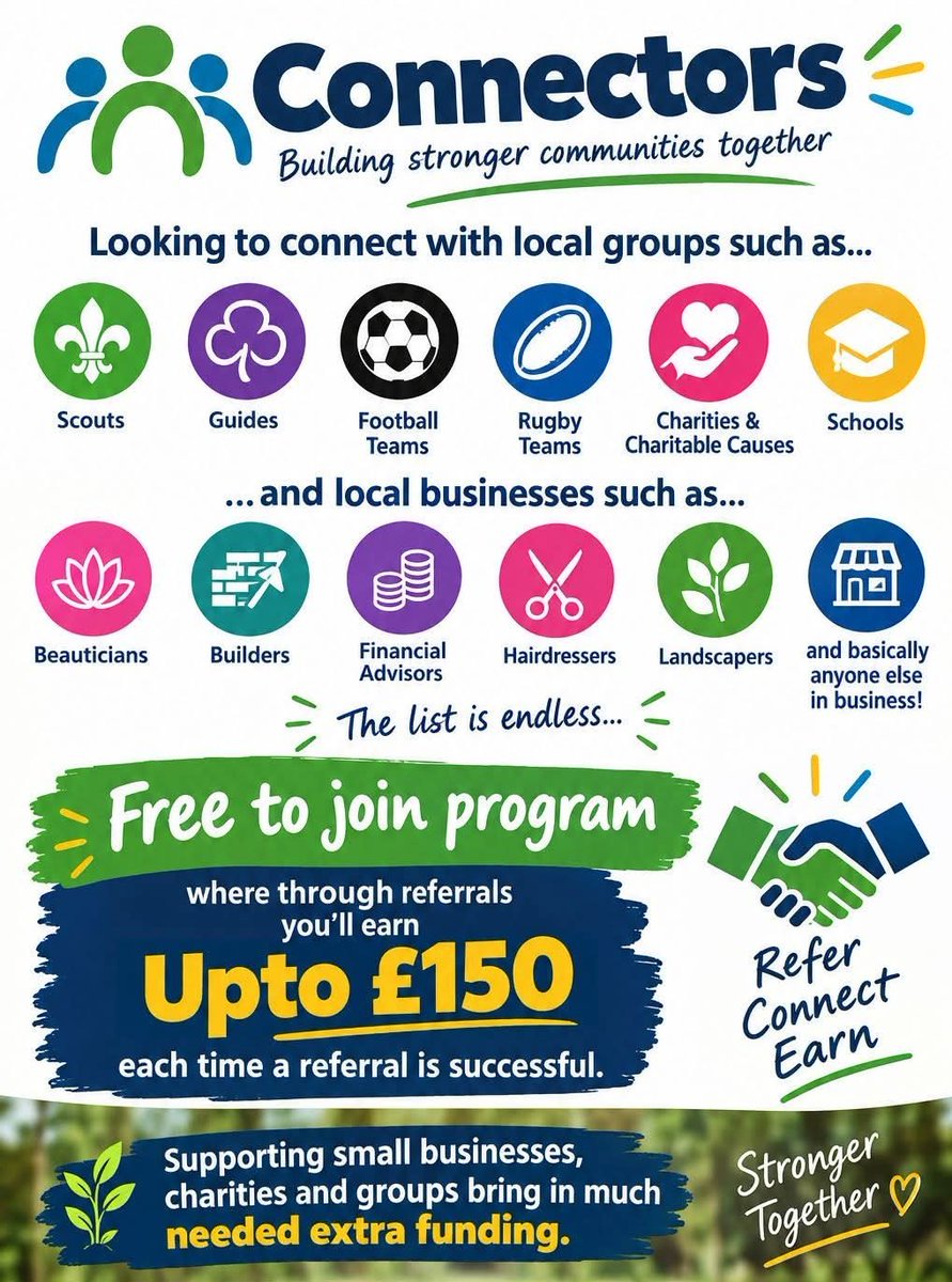 saintdusty's tweet photo. Who do you know who would benefit from an additional income 🤔 

There has never been a better time to become a UW Connector! Until the end of October, Connectors can receive an extra £400 for introducing me to just 4 homeowners. 

That's a total of up to £1000 up for grabs 💜 https://t.co/HxZG3Sk8az