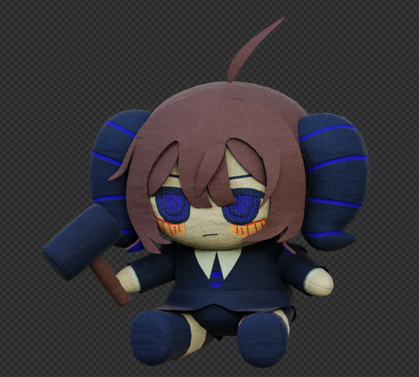 Rubb3r_3D's tweet photo. Antani-chan plush!!!
😋😋
made in Blender 5.01 and Substance painter 2026
#ぴーなたいらすと #Blender https://t.co/UGFJIWHPn4