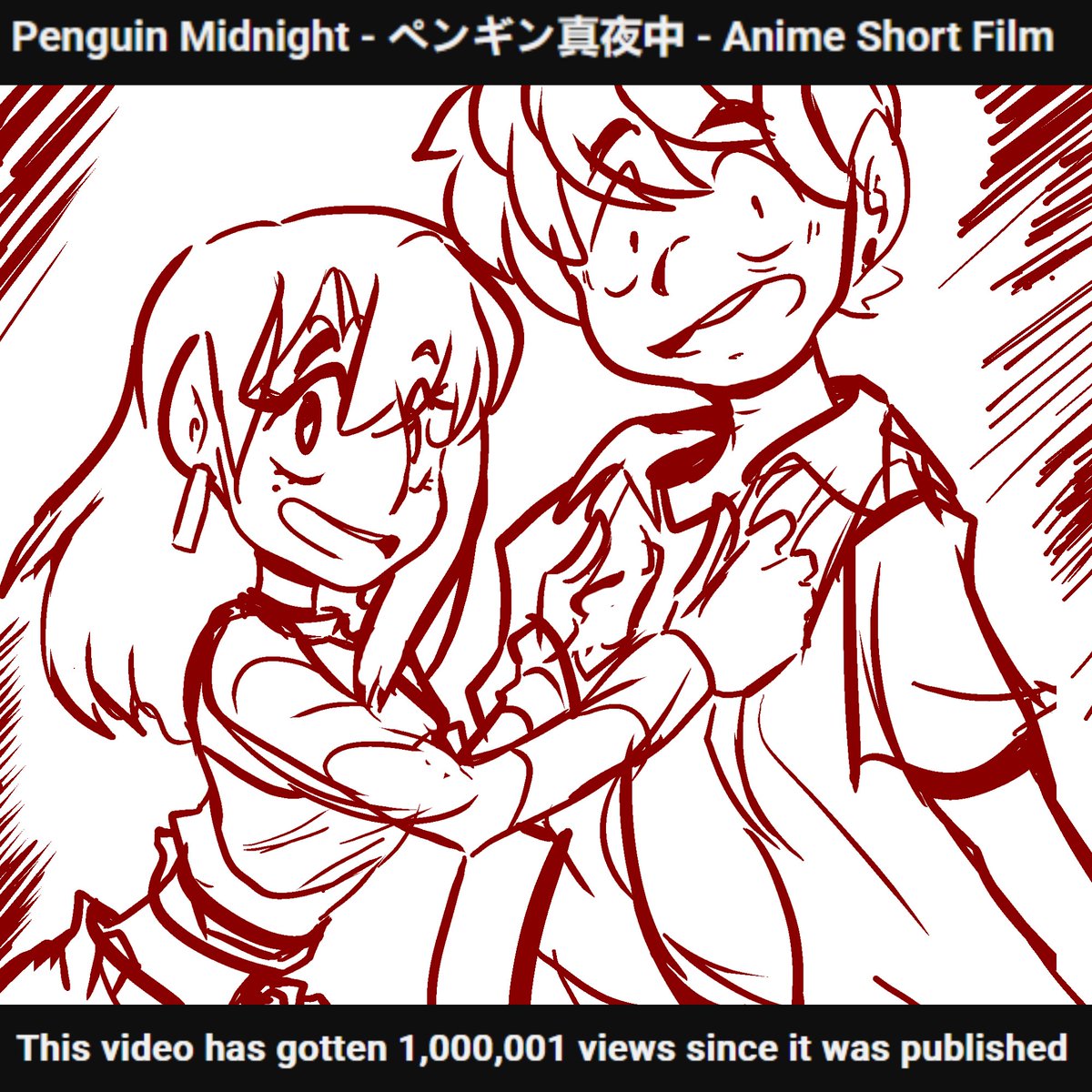 RyanStormah's tweet photo. I woke up to this today!
Just about a month sharp and we got that Million!
Thank you all so much for continuing to support and enjoy the short film!
I hope to continue to make things you all will enjoy in the future!
Just as sick is we got Best of The Month over on Newgrounds!! https://t.co/pKiaYIbPe2