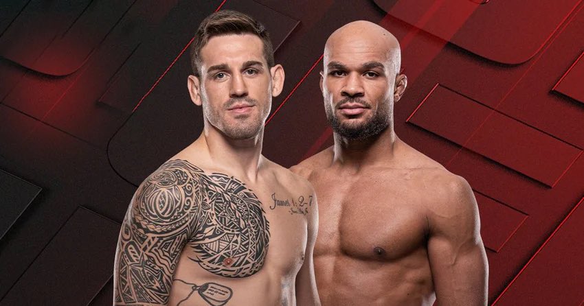 Yukatalks's tweet photo. Brendan Allen vs Christian Leroy Duncan (UFC Vegas Main Event)

Brendan Allen vs Christian Leroy Duncan is a wild contrast in styles for next week's main event. Allen wants to drag it to the mat and hunt for rear-naked chokes, while CLD drops spinning kicks and unorthodox angles out of nowhere.

If CLD keeps it standing, does he get the KO, or does Allen choke him out on the floor?