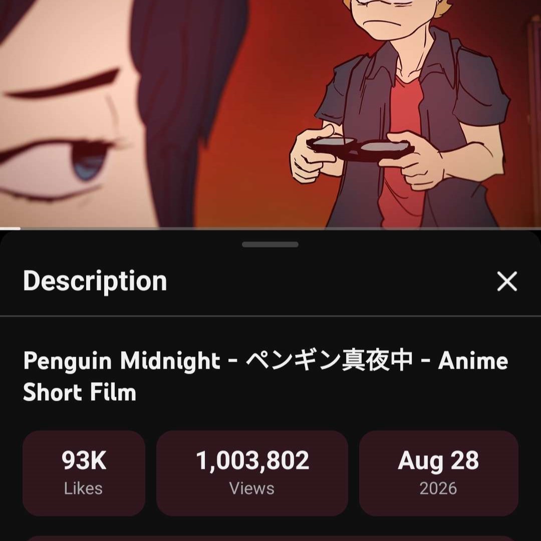 RyanStormah's tweet photo. I woke up to this today!
Just about a month sharp and we got that Million!
Thank you all so much for continuing to support and enjoy the short film!
I hope to continue to make things you all will enjoy in the future!
Just as sick is we got Best of The Month over on Newgrounds!! https://t.co/pKiaYIbPe2