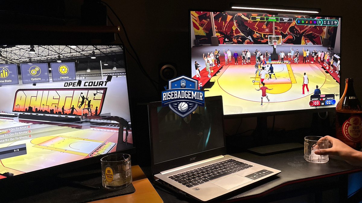 grindhub2k's tweet photo. ❗️CLOCK IN❗️

This is how we grind. 🍺🎮 A little movie on and beer on the side.

No shortcuts. Just fire and concrete and athletics. Locked in for sure 🙂‍↕️

#NBA2K27 #NBA2K #2KCommunity #2KCommunityDay #GrindingServices #BadgeGrind https://t.co/EbmRBTGoZg