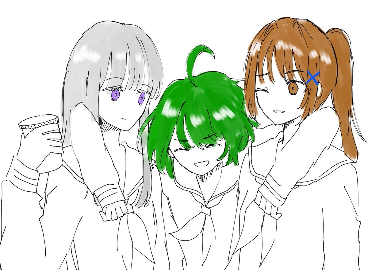 t0uh0u09's tweet photo. ふりばかラクガキ https://t.co/tCZL1N5rkl