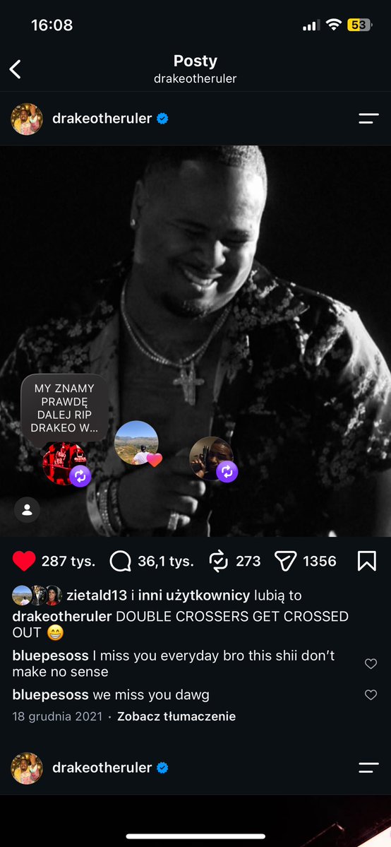 Yungmonsterxx's tweet photo. @bbrunerro @Nulsam21 @big_musik_sosa @FrytkaZmaka8 @amper2121 @YeatPrawdziwyPL @palee6767 @yojrbs @_wizjoner @Rock4lone820k @Techuuu1 @MariuszEu1 WIEM ŻE SŁUCHACIE DUŻO RAPU Ale Posłuchajcie Tego Goata NO KURWAAA tego króla Drakeo The ruler Warto Powtarzam W chuj warto sprawdzić! https://t.co/7ifYNAU2gl