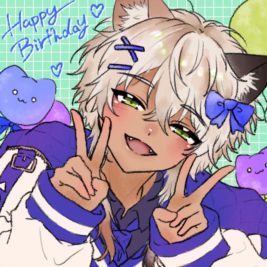 Toufa_ooo's tweet photo. #ラキ見て #わんにゃんラキアート
遅ばせながら！！𝐇𝐀𝐏𝐏𝐘 𝐁𝐈𝐑𝐓𝐇𝐃𝐀𝐘🍰 https://t.co/PhhZpEppKH