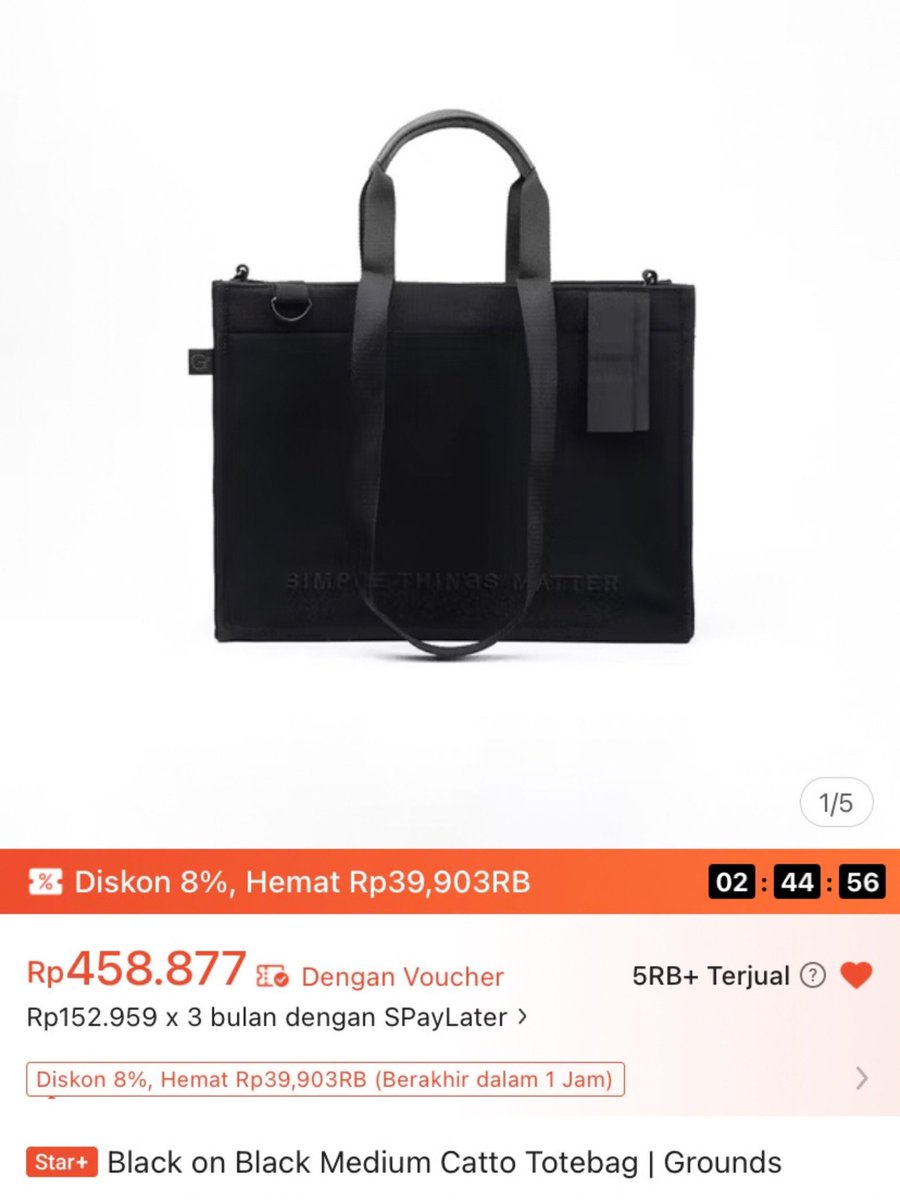 Oldschools_'s tweet photo. Tas yg dipakai Michie (@Michie_JKT48) di Festival Olahraga Vidio: Ground Studio - Black on Black β’ Medium Catto Totebag π€β¨
Medium tote bag dari Black on Black warna ground yang simpel dan netral. Desainnya chic, kokoh,βberkapasitas ππ€
πΈ: chocopurple
#Os48 #MichieJKT48 https://t.co/ewBqXgQpPU