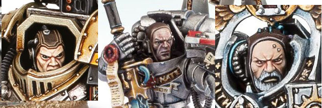 WolfdawgArt's tweet photo. I really wish they'd do more marine heads with the padded coif, they pretty much only have it on grey knights except for the one iron warriors praetor https://t.co/mt7lFon8if