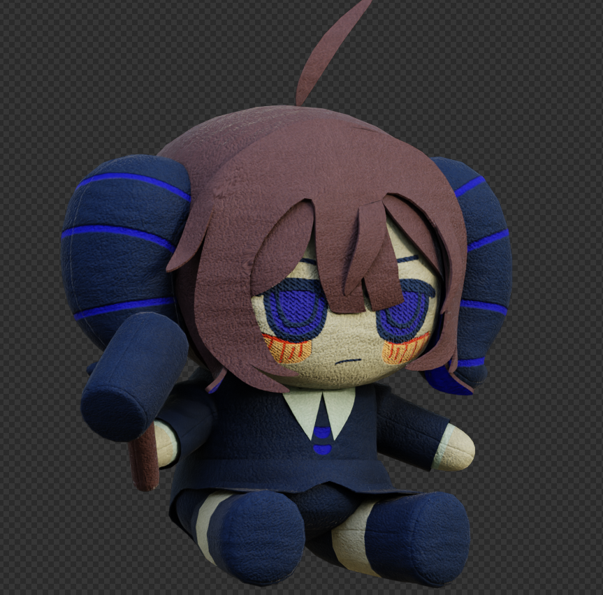 Rubb3r_3D's tweet photo. Antani-chan plush!!!
😋😋
made in Blender 5.01 and Substance painter 2026
#ぴーなたいらすと #Blender https://t.co/UGFJIWHPn4