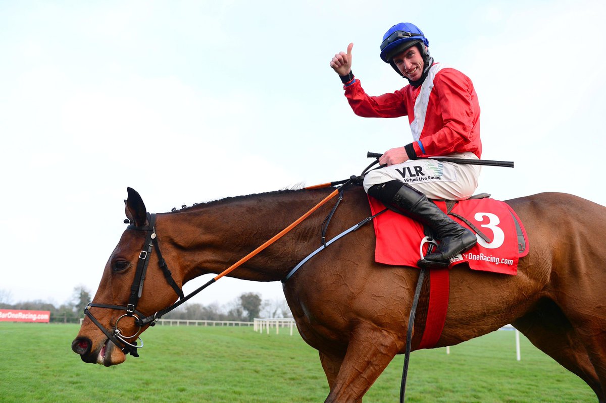 TWEnclosure's tweet photo. A legend of Down Royal, forever remembered. ❤️🏆

Envoi Allen’s remarkable legacy at the track will be honoured next month, with the Champion Chase he won three times during his glittering career being renamed in his honour 👏 https://t.co/5ndxMGIbu7
