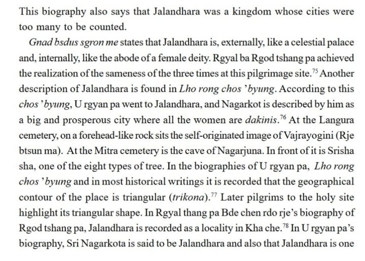 bharmour46's tweet photo. In the 13th century, the Tibetan yogi Urgyan-pa visited Kangra, a sacred hub of Tantra and a revered Shaktipeeth.
He described the region as  deeply sacredly celestial palace and to define the enlightenment of the people residing here, he called all the womens as dakinis https://t.co/SEAvwfffL0