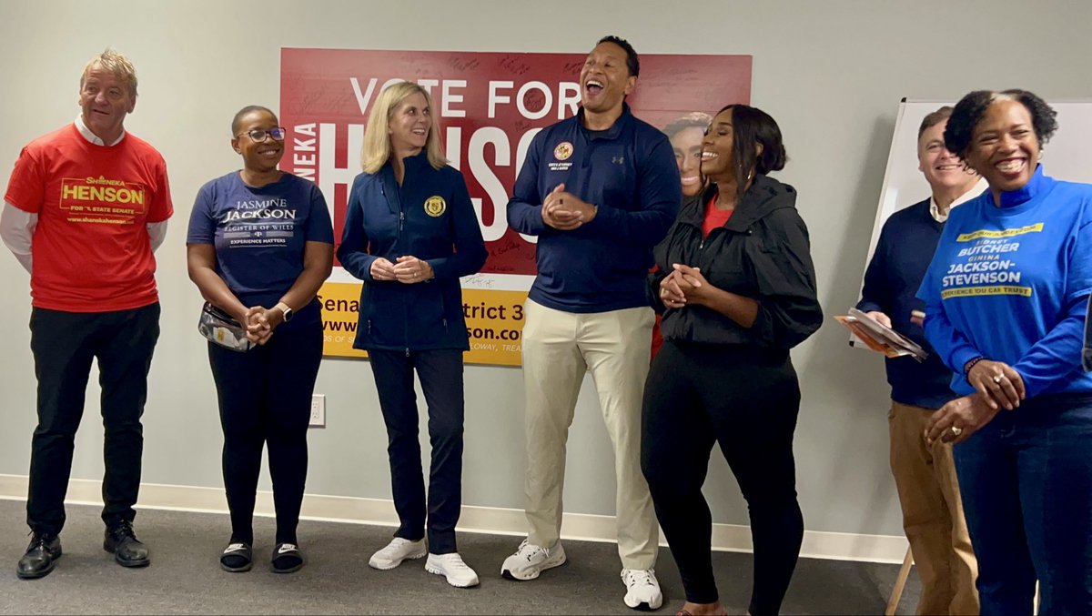 ivanjbates's tweet photo. What an amazing day yesterday campaigning for our superstar State Senator Shaneka Henson and the remarkable courthouse slate in Anne Arundel County including my colleague States Attorney Anne Colt Leitess. 

I was joined by roughly a dozen Baltimore City volunteers, who braved the weather to ensure the voters of this district know what an incredible job their state senator has done - and will continue to do for them. #VoteHensonForStateSenate #Election2026 #BuildingBridges #TrustTheProcess