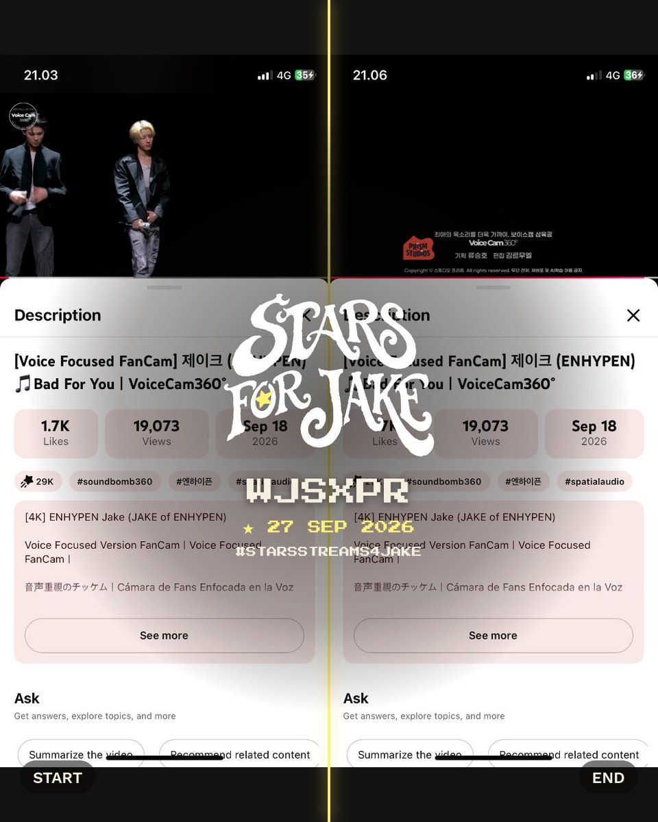 wjsxpr_'s tweet photo. stream for jake⭐️💛
#STARSSTREAM4JAKE #STARSFORJAKE
#JAKE #제이크 #ジェイク https://t.co/5Z3L9xTamG