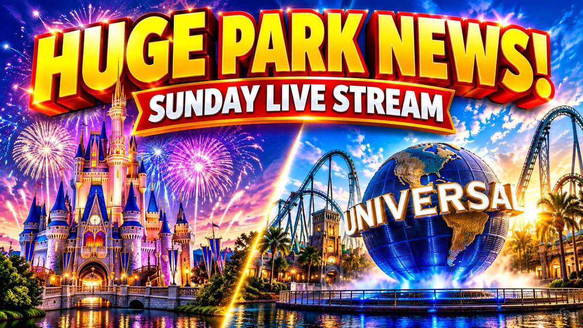 themeconductor's tweet photo. Conductor Sunday Livestream on ThemeParkConductor YouTube Channel is back with Massive Theme Park Updates West Coast and East Coast Theme Parks all starting Tonight at 7PM PST see you all!!! #disney #universal #disneyworld #disneyland #universalstudiosorlando https://t.co/h6U2H1IFz6