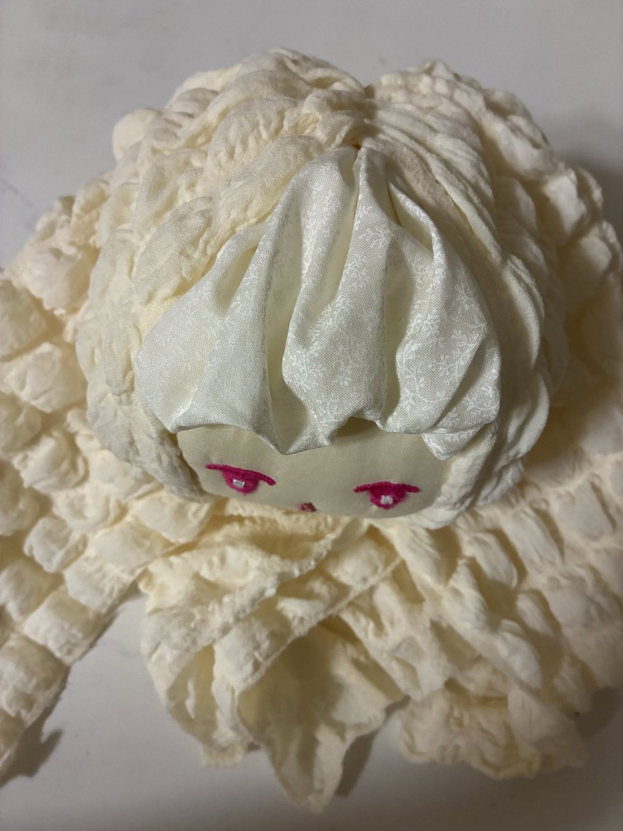 tiho222's tweet photo. ぬいちゃんの頭が６０%完成です！ https://t.co/ltmPP0Qnhh