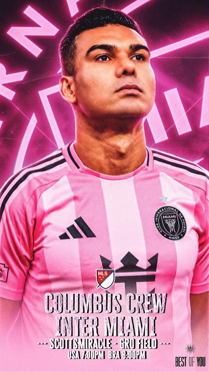Casemiro's tweet photo. 👊🏽 Vamos, @InterMiamiCF !! https://t.co/cASwU8pbVK