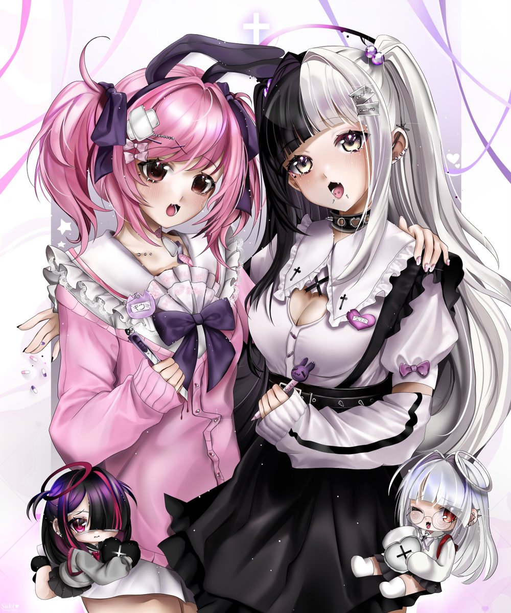 sukisukinyanyan's tweet photo. 🩷🩹🪽 @Dakemi_chan  
#illustration https://t.co/1cEQpqqbvg