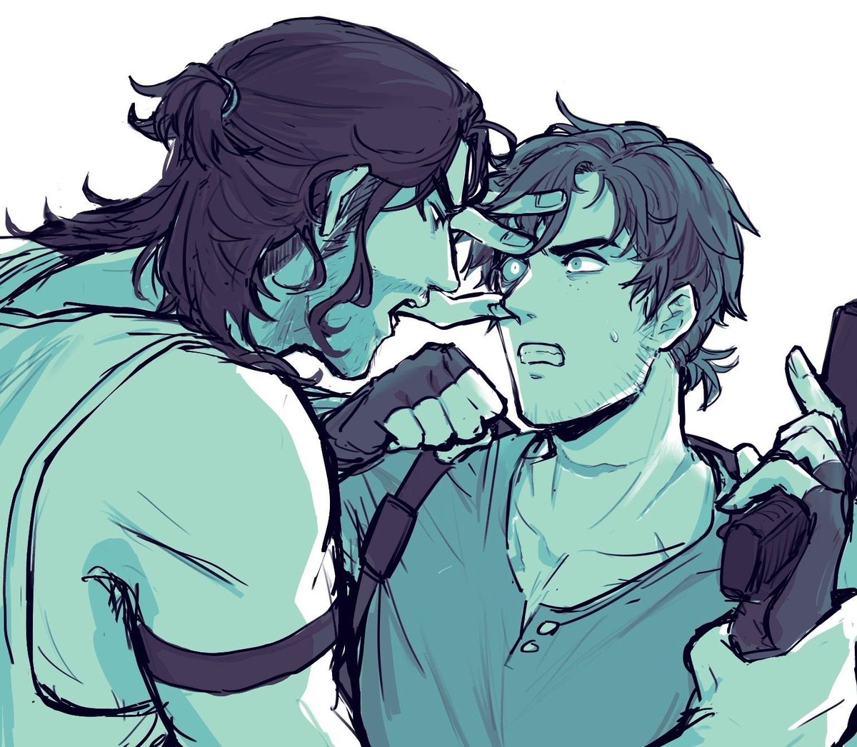 cheppoly's tweet photo. 👁 @S0rinarl's zombie au... #flambert https://t.co/lTPCsxtda0