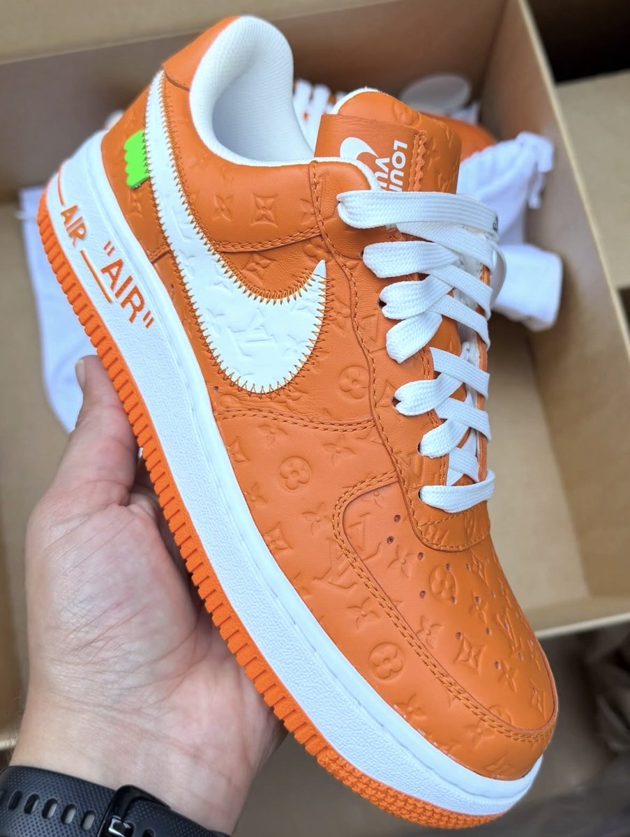 Ovrnundr's tweet photo. Louis Vuitton x Nike Air Force 1 Low F&amp;F https://t.co/UPvEtPJXRe