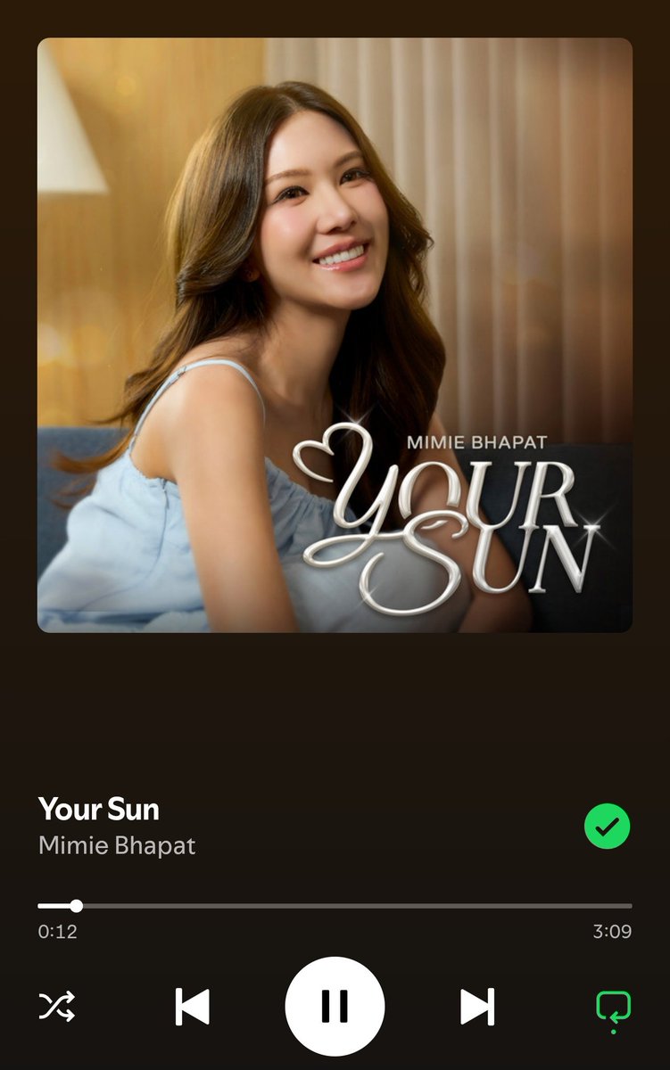 Huang180789's tweet photo. Support kamu selalu Nong Mim🤗
Selamat Ost barunya🤗

#YourSun 
#mimiebhapat 
#ThirdPersonTheSeries https://t.co/VO2NXx25vr