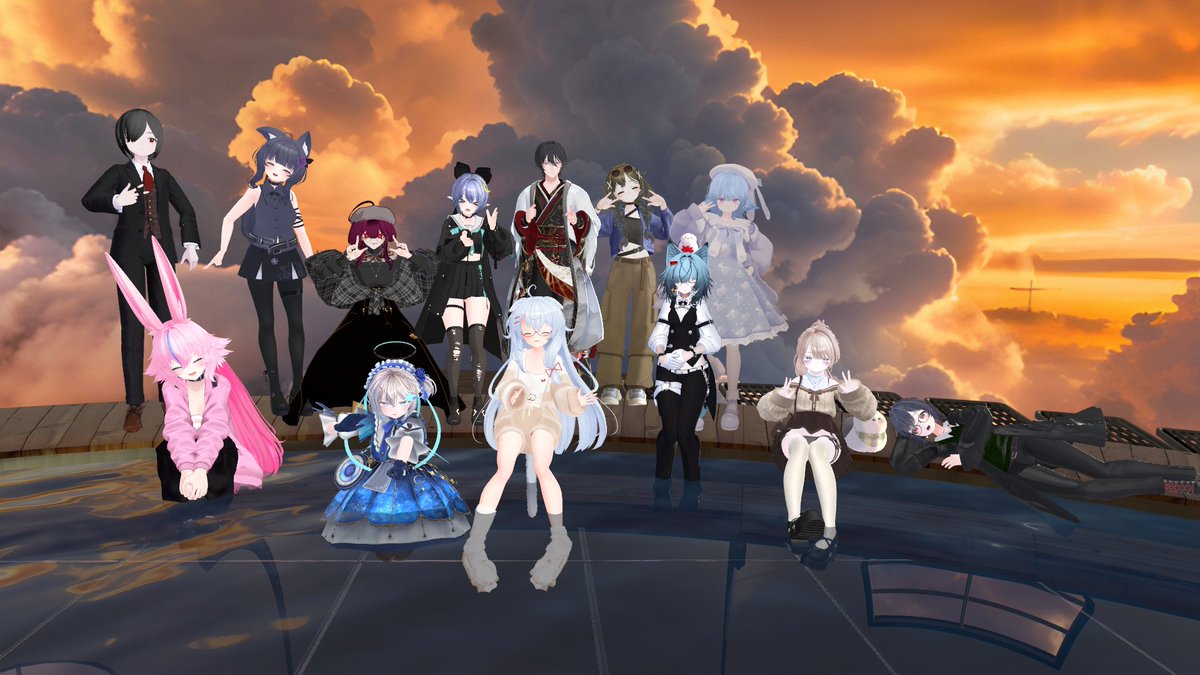 yuruttohouse's tweet photo. 第57回のイベントへのご参加、ありがとうございます！アフター企画「みんなのおすすめワールド巡り」では、気球の上に乗ったり、風の吹き抜ける草原、秋の温泉で盛り上がりました！ 次回開催は10/10(土)になります♪ #ゆるっとハウス #VRChatイベント↓イベントの様子はこちら↓📷 https://t.co/HnUvQfzZUT