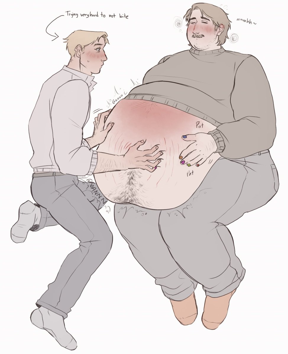 hotaflmao's tweet photo. Too lazy to draw a bg so Lars is getting belly rubs floating in a void https://t.co/ZvN9mpIPdN