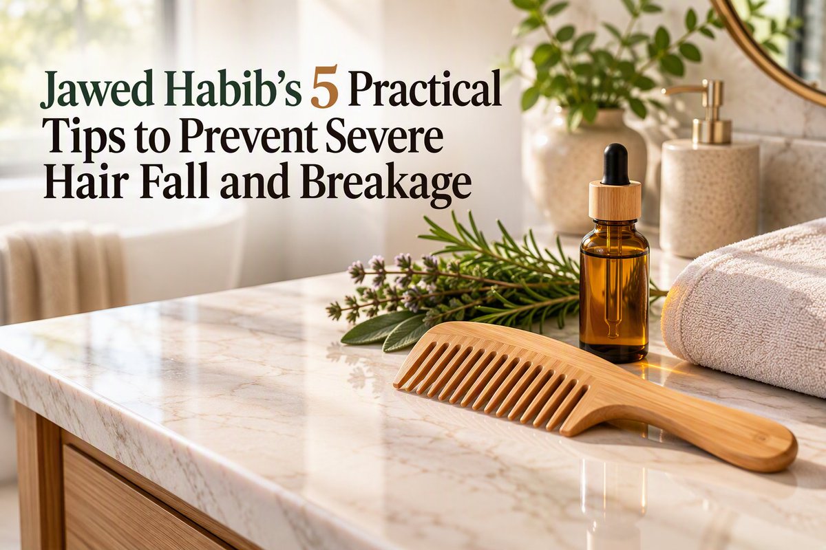rrnewstrends's tweet photo. Waking up to a comb full of hair? Expert stylist Jawed Habib highlights 5 simple lifestyle tweaks to cut down on daily breakage and boost scalp health. Details here: https://t.co/r1Bv1xwrVf
#HairCare #Wellness #jawedhabib https://t.co/Jv0Y65KKGe