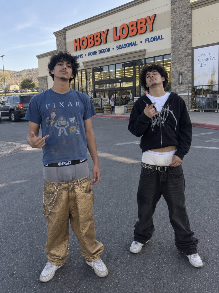 SaggerTri's tweet photo. More Duo's For ya.... 

#realistaicai #gaysaggers #friendswithbenefits #gay #figmaweaveai #aiarcommunity #lgbtqa #saggers #gaytwitter #sora2 #chatgpt #aiprompts #characterdesigns https://t.co/51VY22kknQ