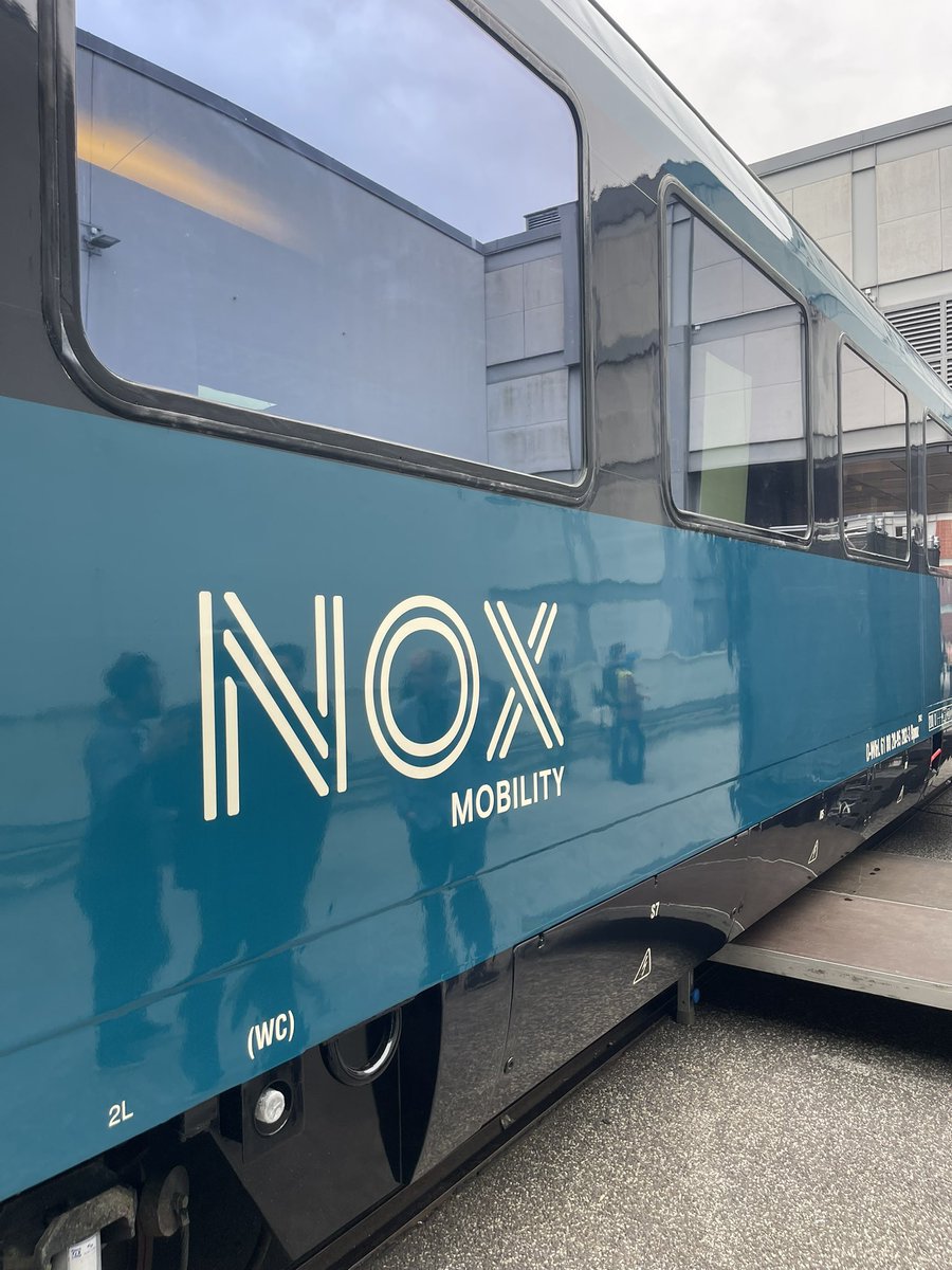 alexhornbyrail's tweet photo. Views from #InnoTrans: innovation in sleeper trains with many concepts on show including the loft compartments and other configurations from @NoxMobility, a start-up taking bookings between Munich and Hamburg, starting March 2027. https://t.co/AQCGknB9Oq