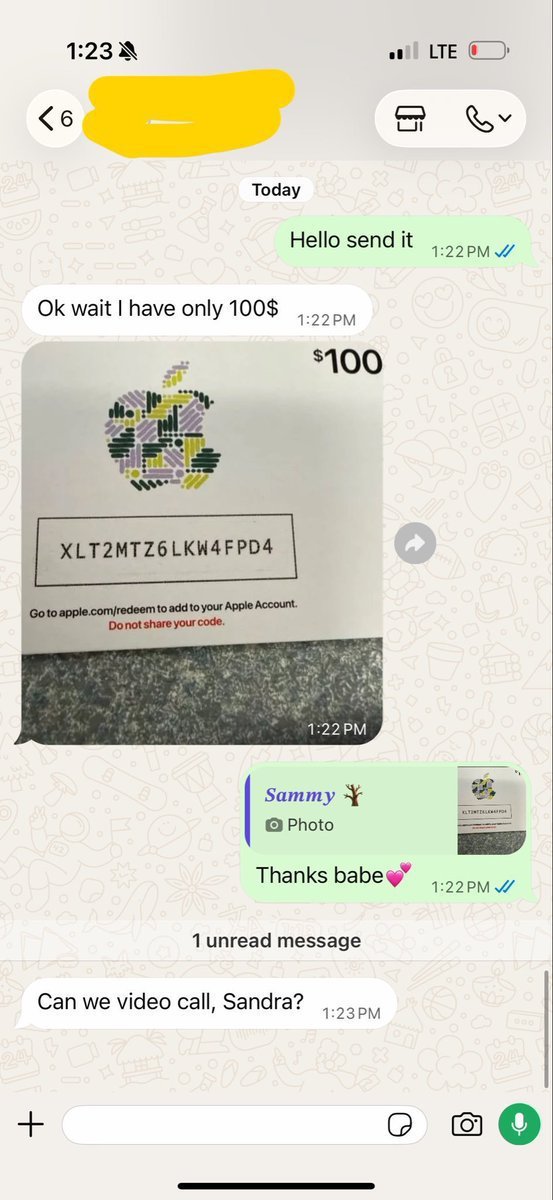 Skyline_Master5's tweet photo. I got scam of $100 
Who's real? https://t.co/W7mz1TJrOk