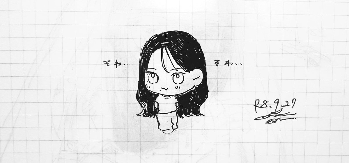 krsrenkn's tweet photo. # 1日1回一発描き練習 https://t.co/YcQ7UUvDSR