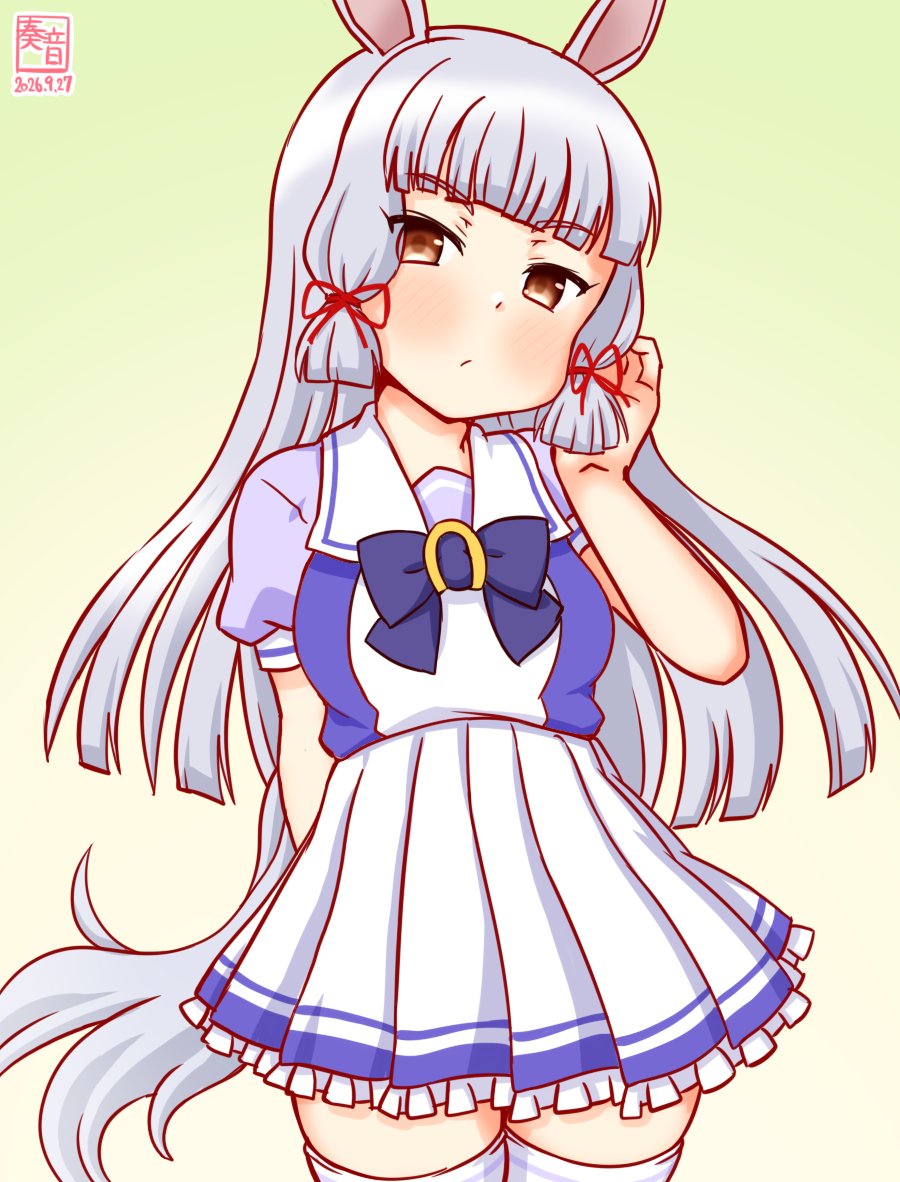 lycorisradiata2's tweet photo. 「ま、当然の結果よね！
　…なに、不満なの？」

#艦これ版真剣お絵描き60分一本勝負_20260927
#叢雲

※遅刻+20分 https://t.co/f6S1ZM4Zp9