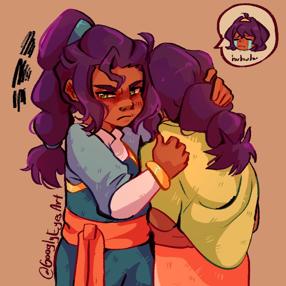 Googlyeyes_art's tweet photo. Have the feeling Nisha is gonna be protective over Pavi :> and Jae too of course #avatar #avatarthelastairbender #legendofkorra #sevenhavens #pavi #nisha https://t.co/m8EYomFZVJ
