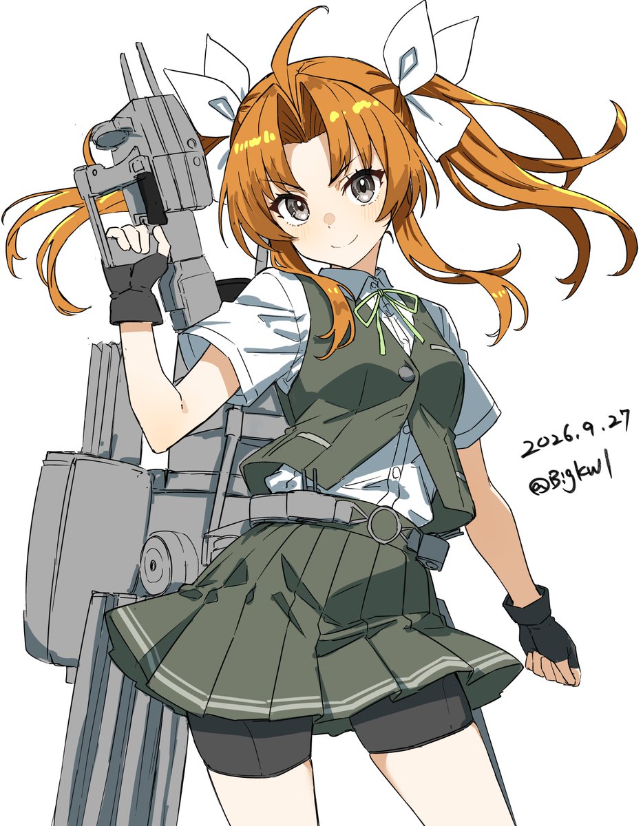 BigKwl's tweet photo. 陽炎 
#艦これ版深夜の真剣お絵描き60分一本勝負 
#艦これ版真剣お絵描き60分一本勝負_20260927 https://t.co/wHDo8GqICF