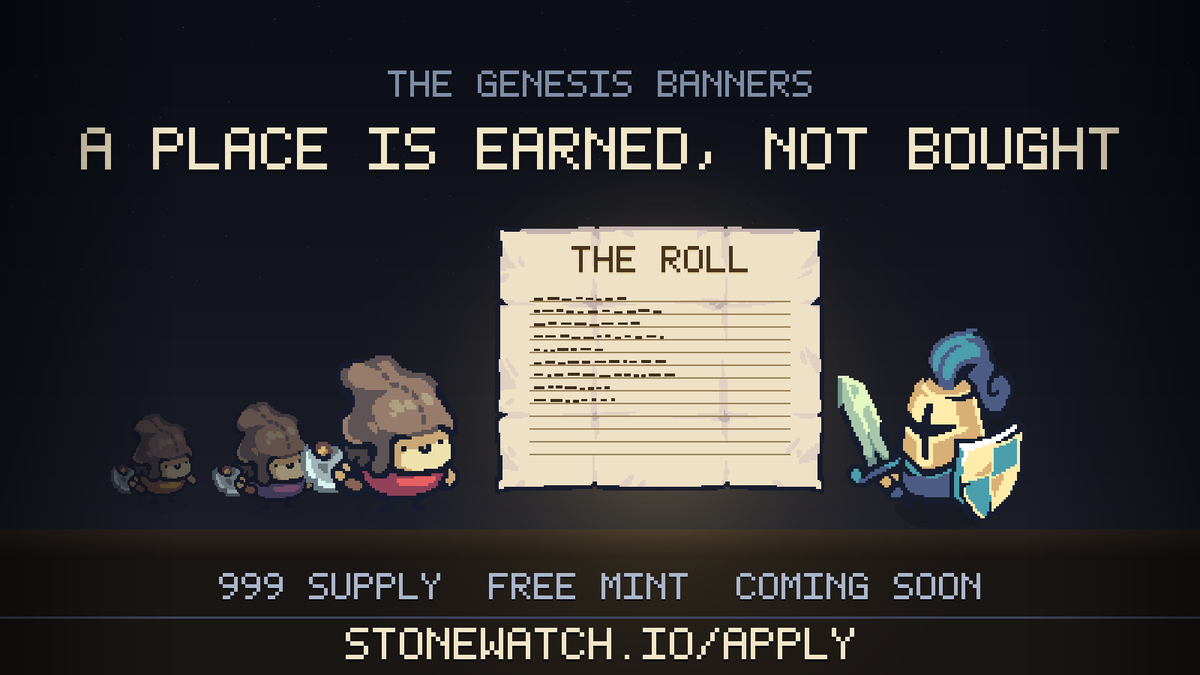 stonewatch_rh's tweet photo. My lords,

Want to get WL for our FREE mint NFT collection?

Apply below 👇 https://t.co/u74s2VvWjT