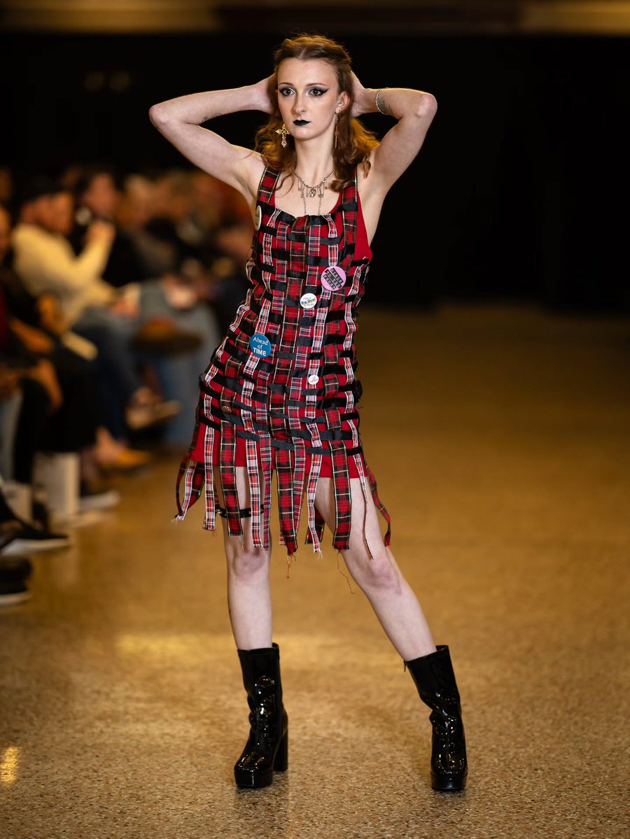 ChristaNovikoff's tweet photo. the future and left it behind. Shots from January 10, 2026. Photographer: Rick Belden Photography 
Designers: Look 1—Snarkeez; Look 2—Ashley Rae. https://t.co/qMi6iJ67Br